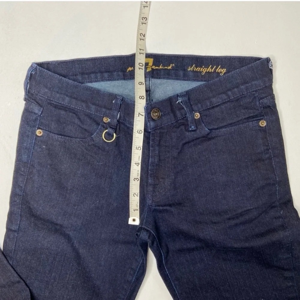 7 FOR ALL MANKIND Straight Leg Jeans with Pocket Detail